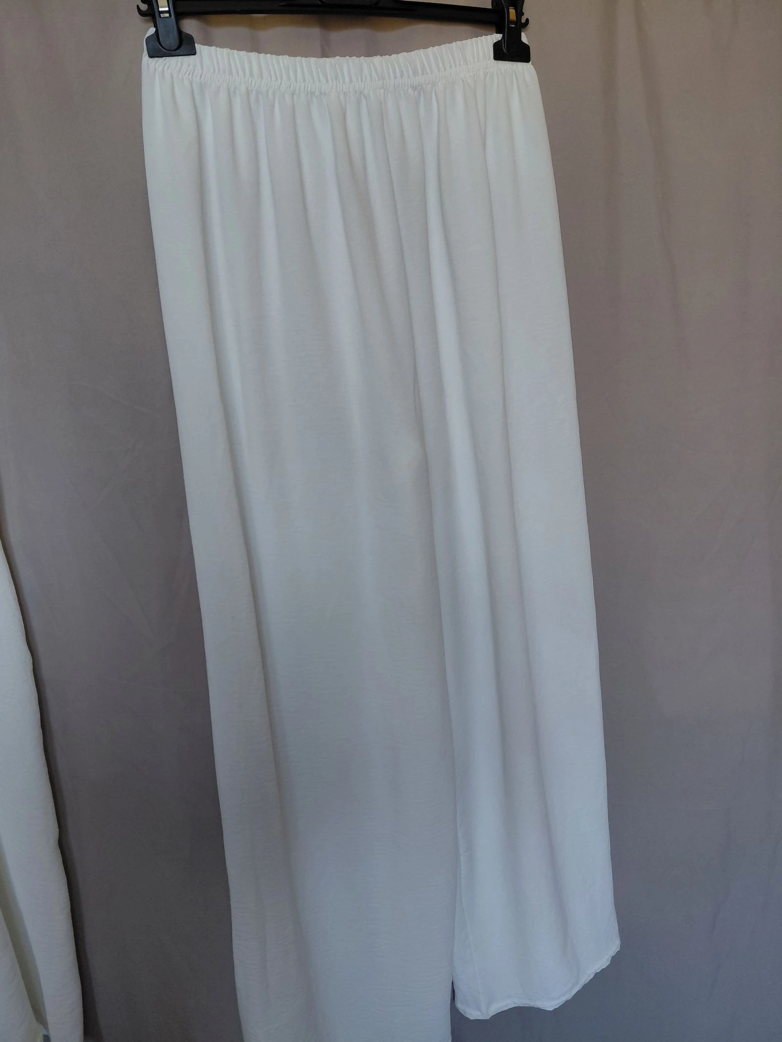 Magnificent wide-leg pants and long vest set for women size U – photo 3